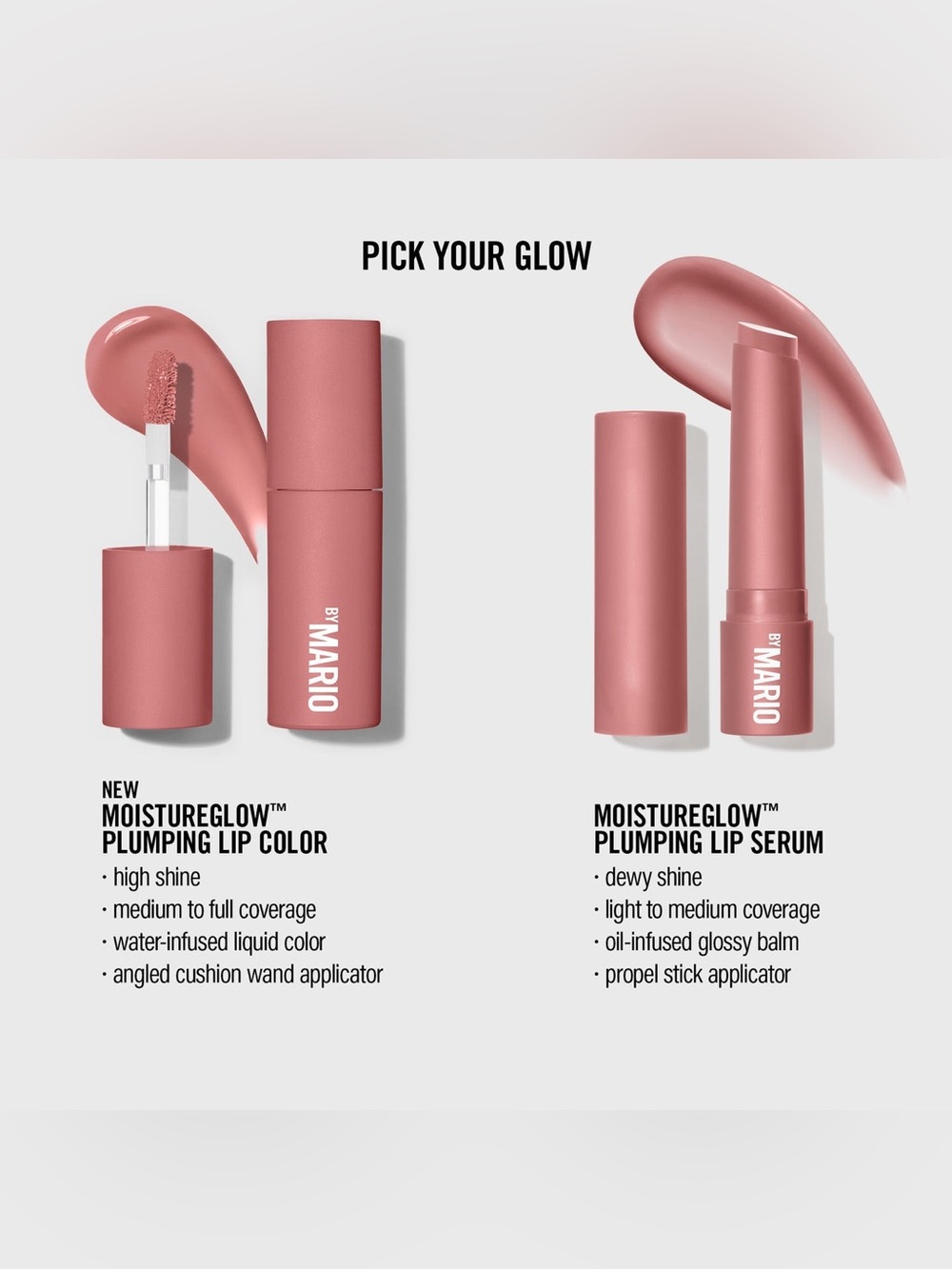 Makeup By Mario moisture glow plumping lip color in barely pink - Picture 3 of 6